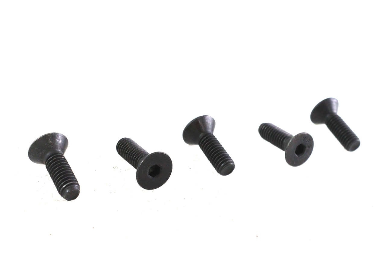 V-Twin - Allen Flat Head Screws Black 5/16 inch-18 x 1 inch