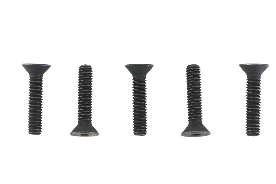 V-Twin - Allen Flat Head Screws Black 5/16 inch-18 x 1-1/2 inch