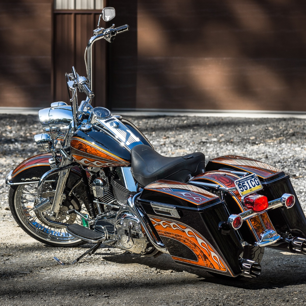 Hogworks Stretched Saddlebags 4" Extended for Harley® Touring '94-'13