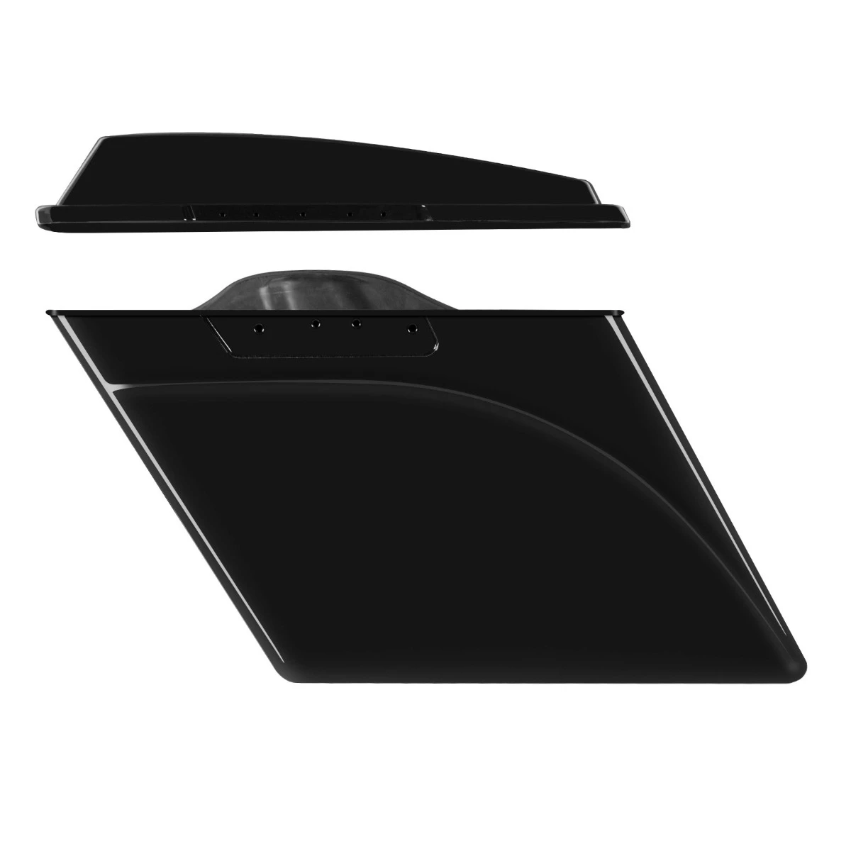 Hogworks 2-into-1 Extended 4" Stretched Saddlebags for Harley® Touring '94-'13