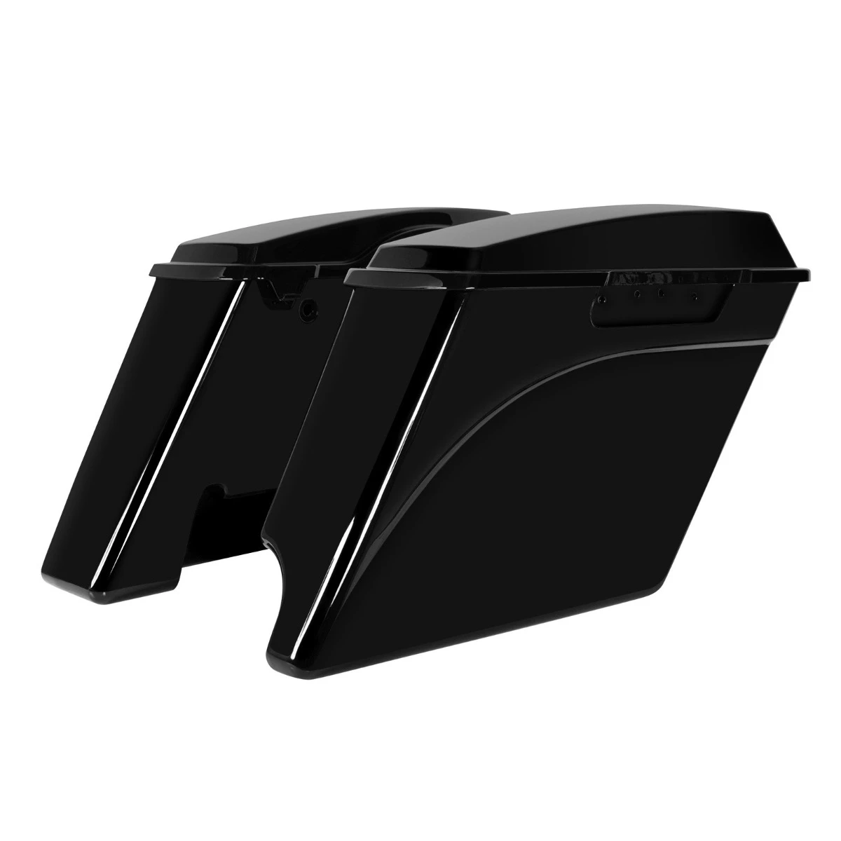 Hogworks 2-into-1 Extended 4" Stretched Saddlebags for Harley® Touring '94-'13