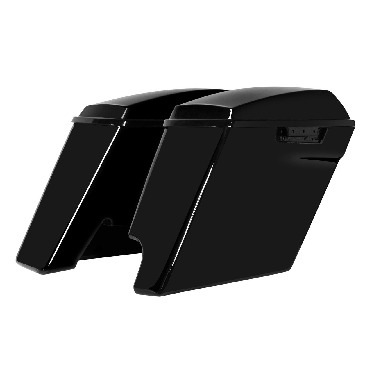 Hogworks 2-into-1 Extended 4" Stretched Saddlebags for Harley® Touring '14-'25
