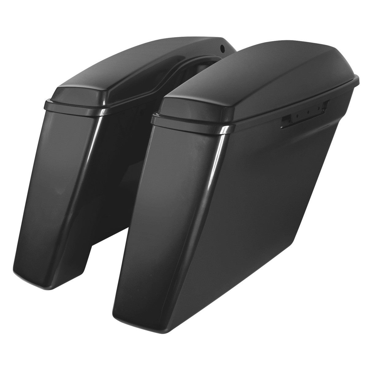 Hogworks Dual Blocked Extended 4" Stretched Saddlebags for Harley® Touring '14-'25