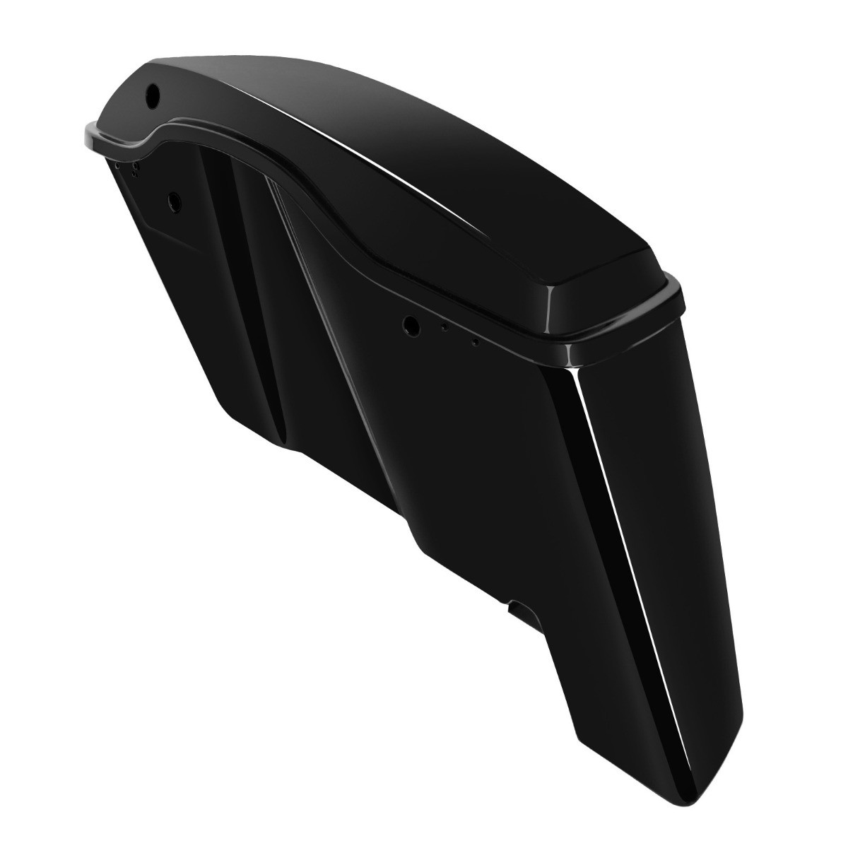 Hogworks Dual Blocked Extended 4" Stretched Saddlebags for Harley® Touring '14-'25