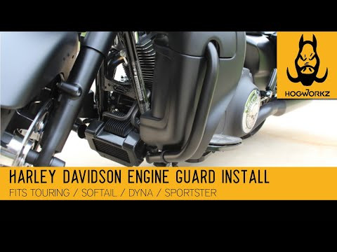 Hogworks Mustache Engine Guard / Crash Bar for Harley® Touring '09-'25