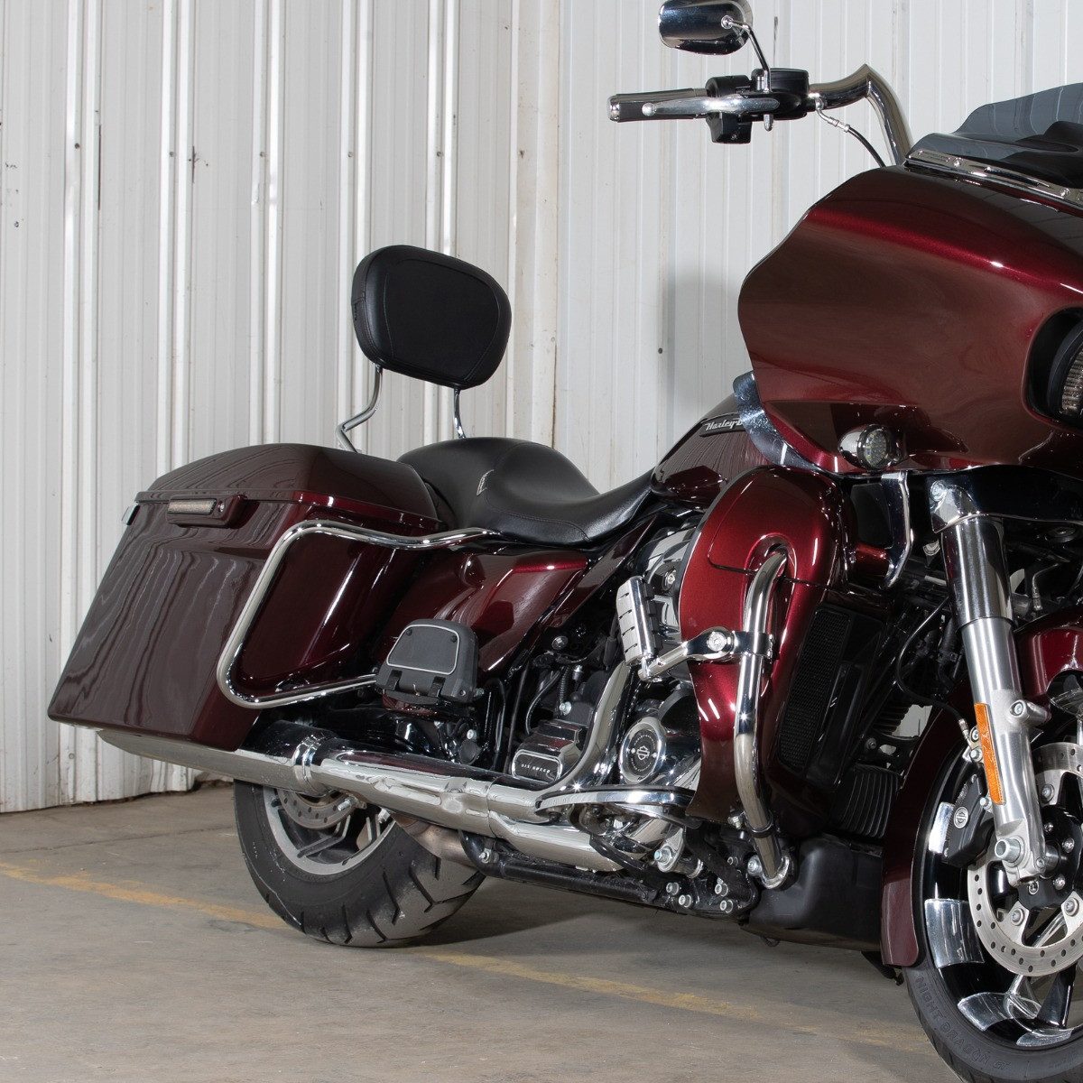 Hogworks Detachable Tall Boy Sissy Bar Backrest for Harley® Touring '09-'25