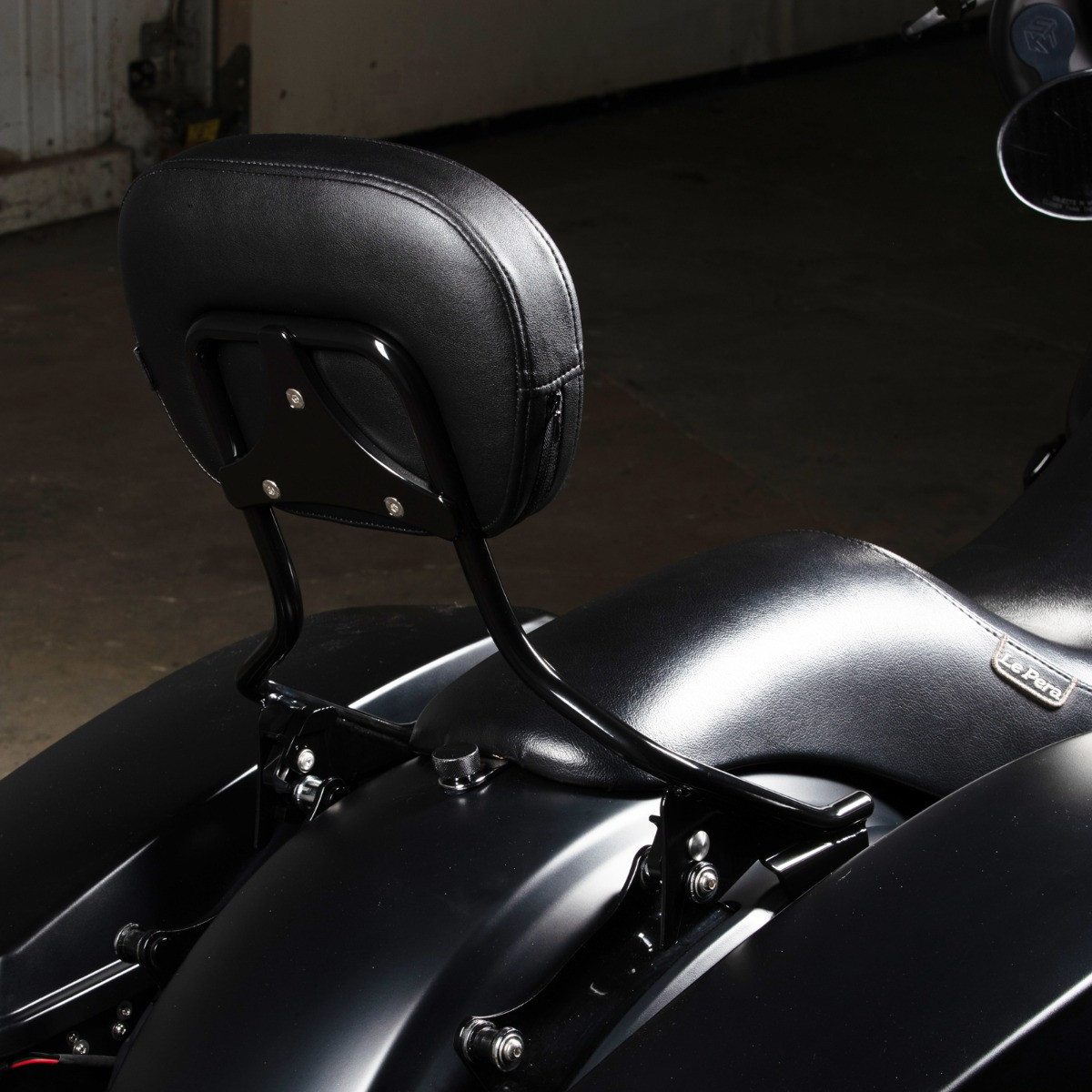 Hogworks Detachable Tall Boy Sissy Bar Backrest for Harley® Touring '09-'25