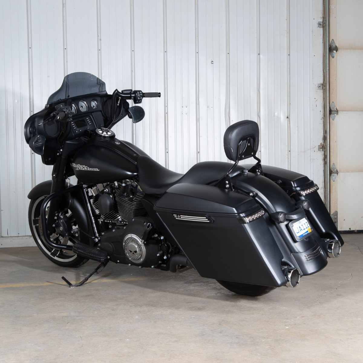 Hogworks Detachable Shorty Sissy Bar Backrest for Harley® Touring '09-'25