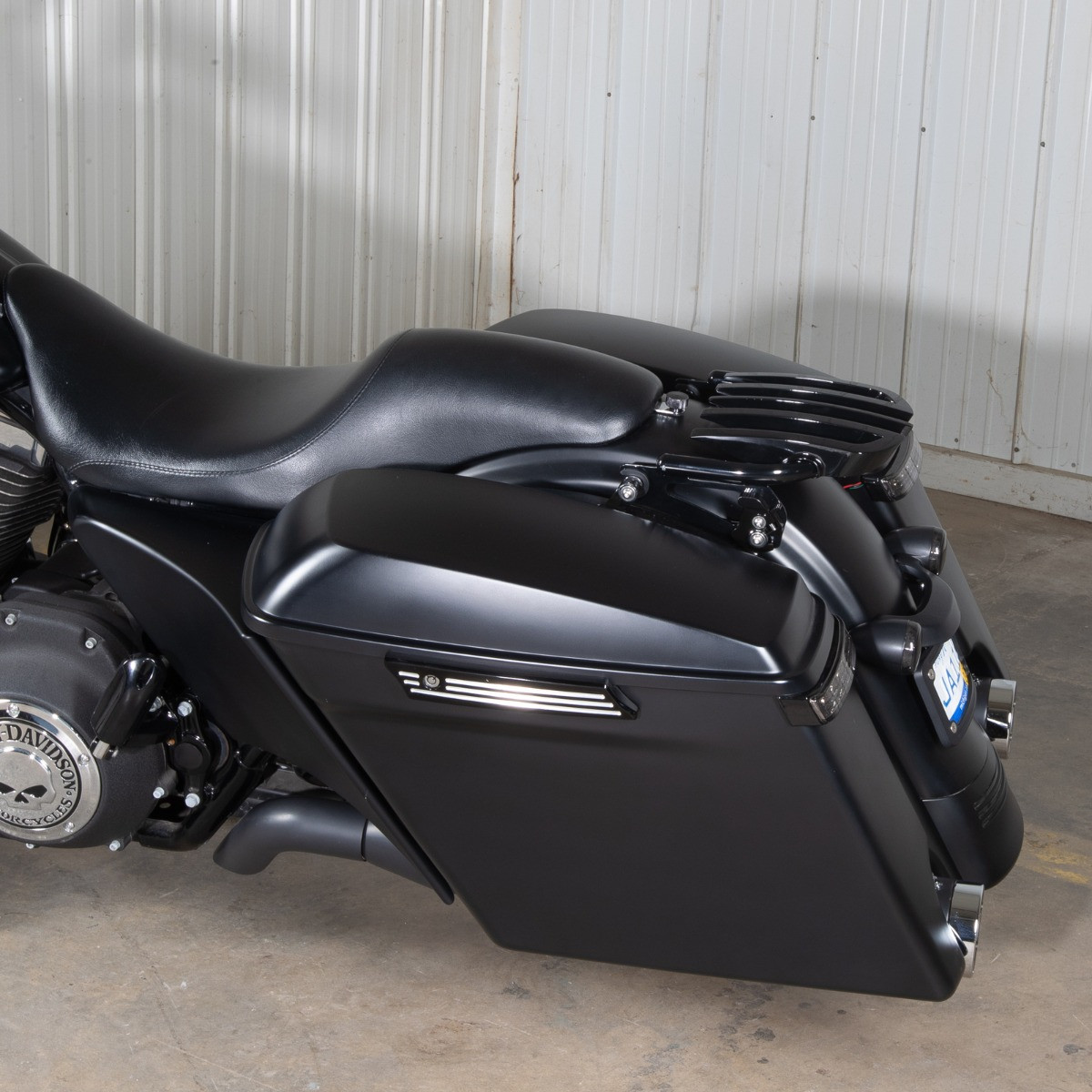 Hogworks Detachable Stealth B2 Luggage Rack for Harley® Touring '09-'25