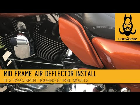 Hogworks Mid-frame Air Deflectors for Harley® Touring '09-'25