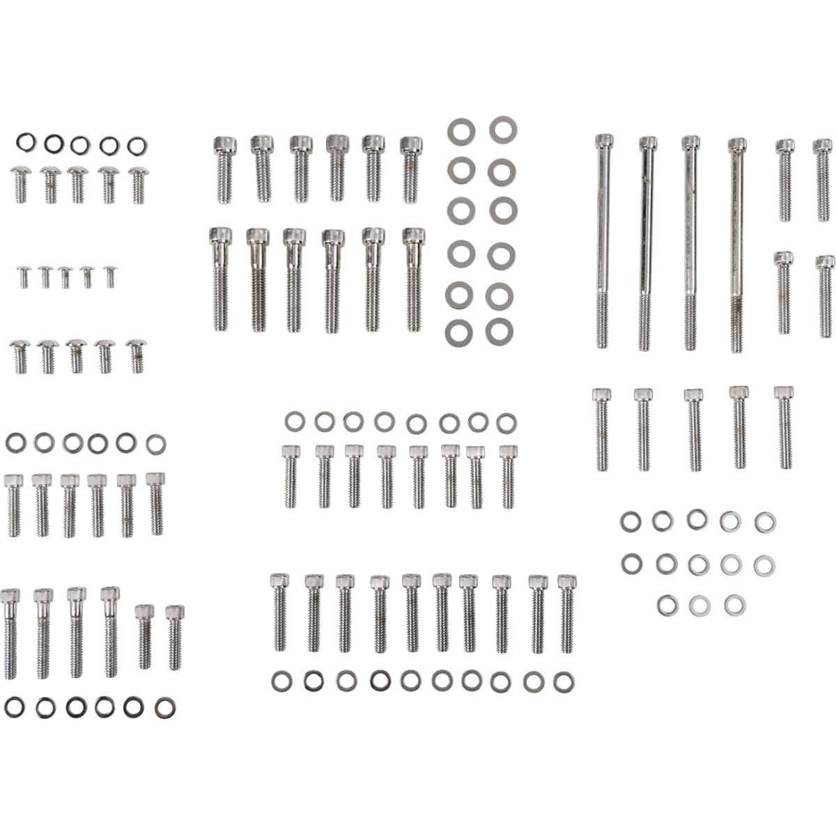 Drag Specialties - Bolt Kit - Complete Motor - Knurled/Socket-Head - '07-'17 Softail/Dyna