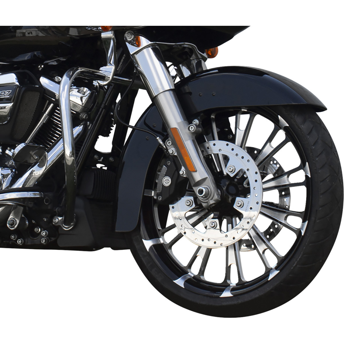 Coastal Moto #1502-FUL-213-BC - Wheel - Fuel - Front - Dual Disc/without ABS - Black Cut - 21x3.25 - FL
