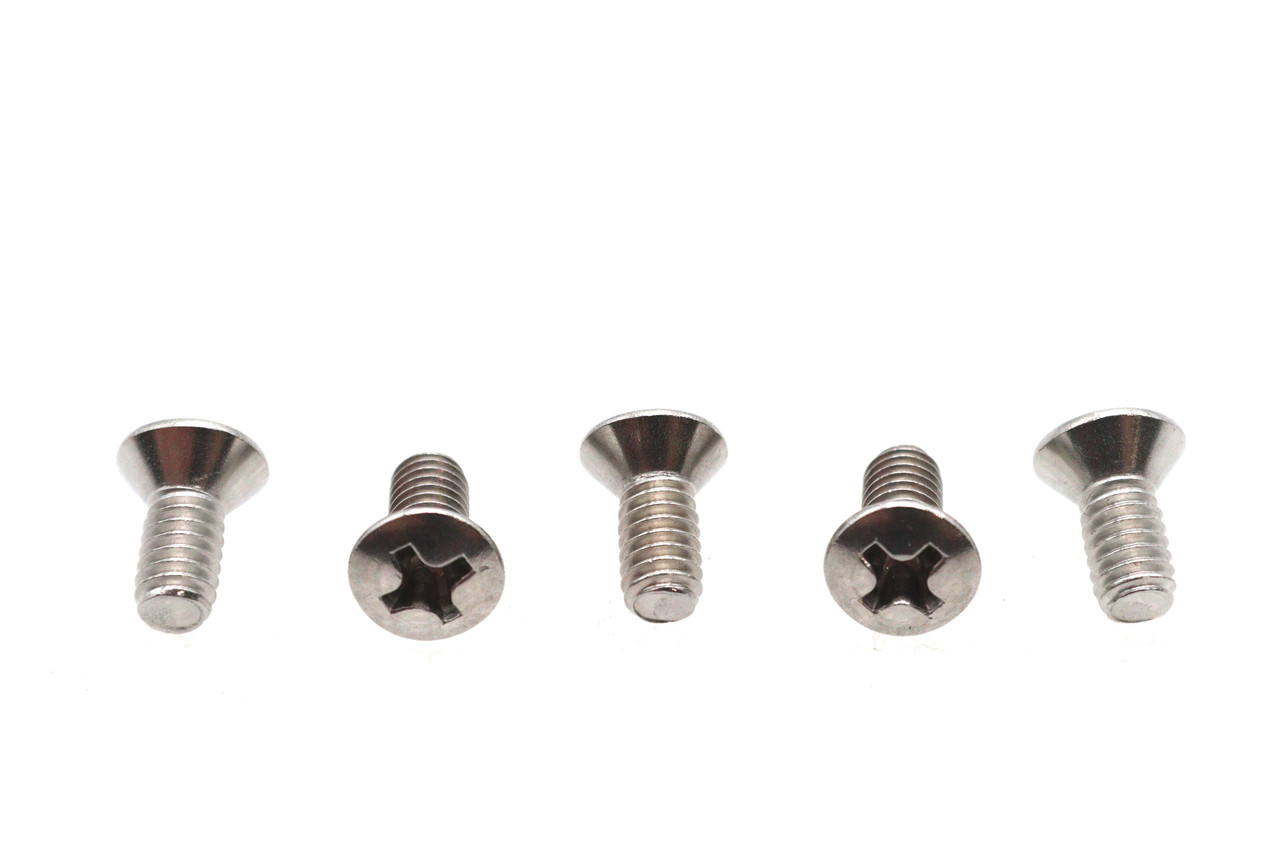 V-Twin - 8-32 x 3/8 inch Oval Phillips Head Screw Stainless Steel