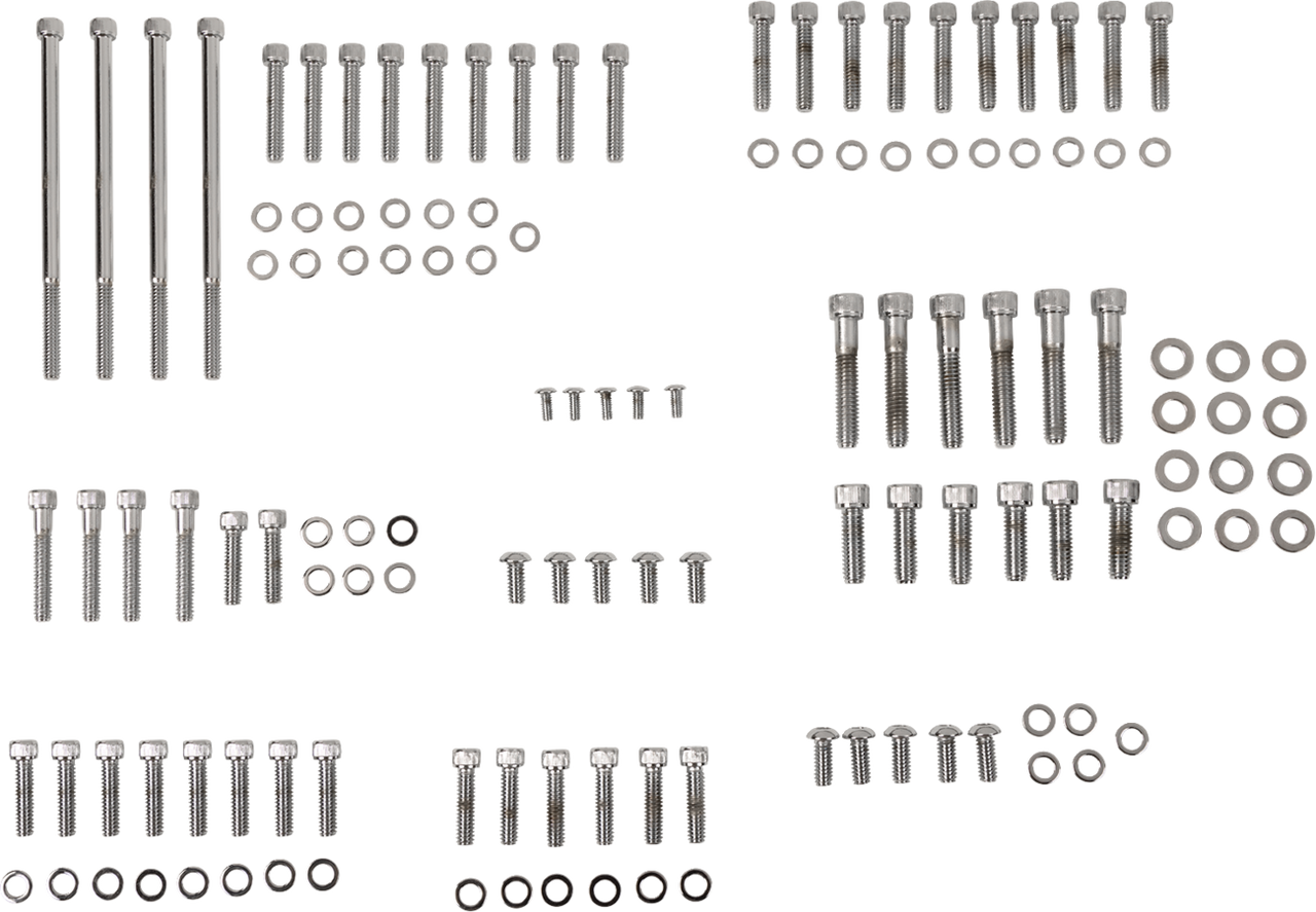 Knurled Motor Bolt Kit - Touring