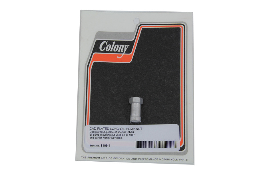 Colony - Cadmium Stock Long Oil Pump Nut