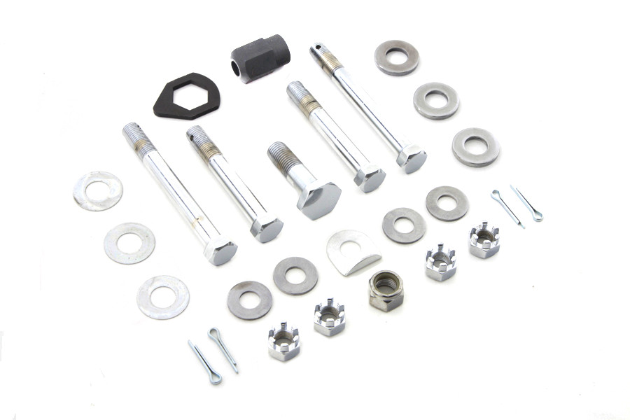 Colony - Chrome Upper and Lower Motor Mount Bolt Kit