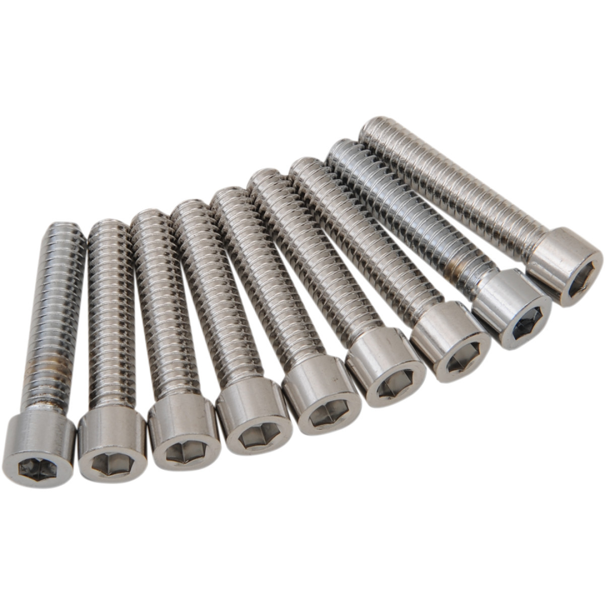 Drag Specialties - Bolt Kit - Cam Cover - Smooth/Socket-Head - Chrome - M8