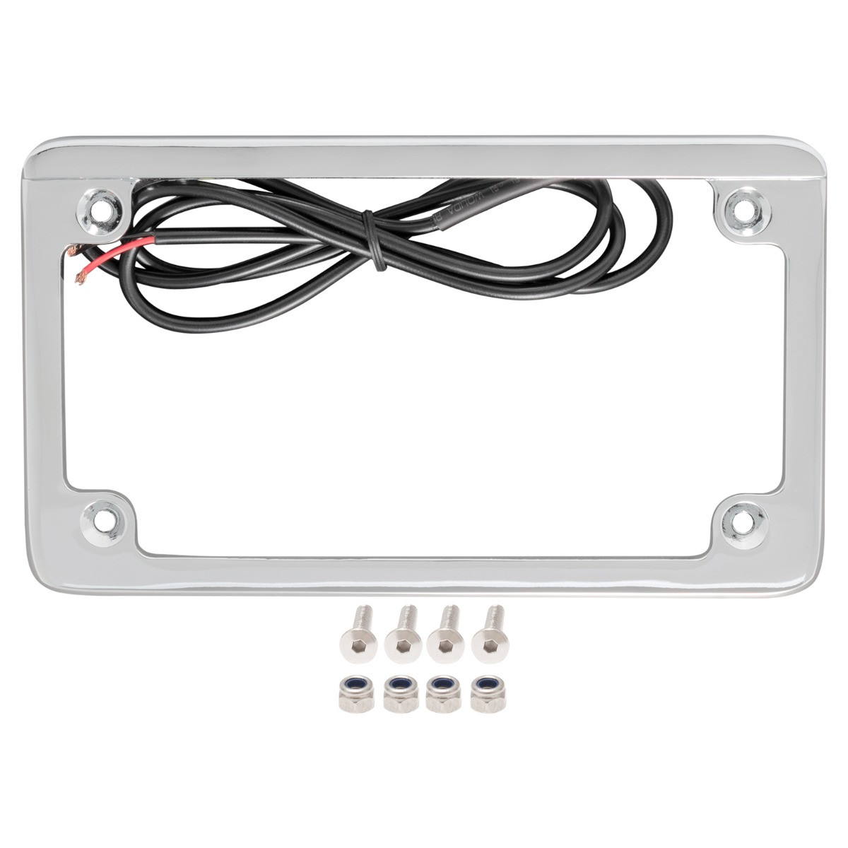 Hogworks Led Low Profile License Plate Frame for Harley-davidson® Motorcycles