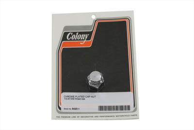 Colony - Chrome Cap Nut 9/16 inch-12 Coarse Thread