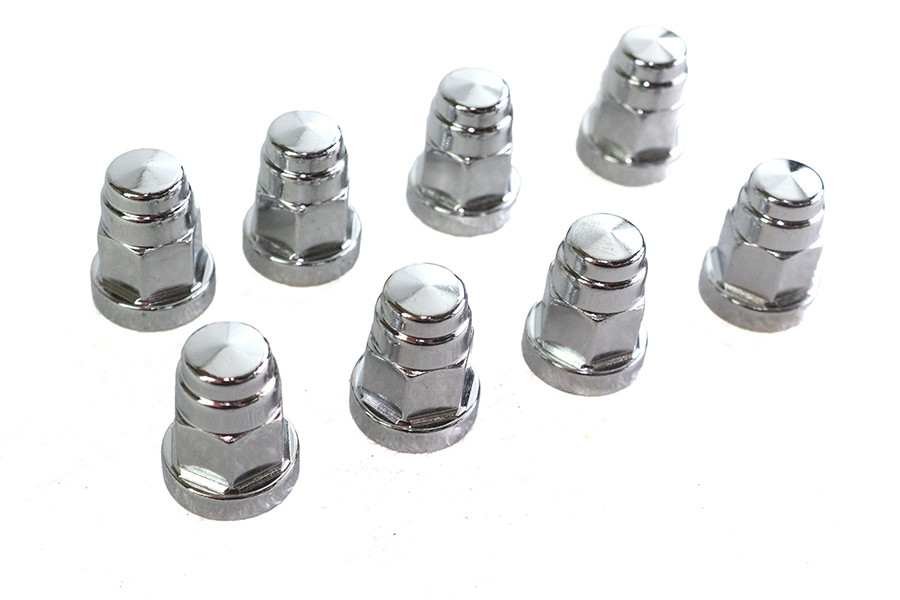 Colony - Cylinder Base Hex Cap Nut Chrome Milled