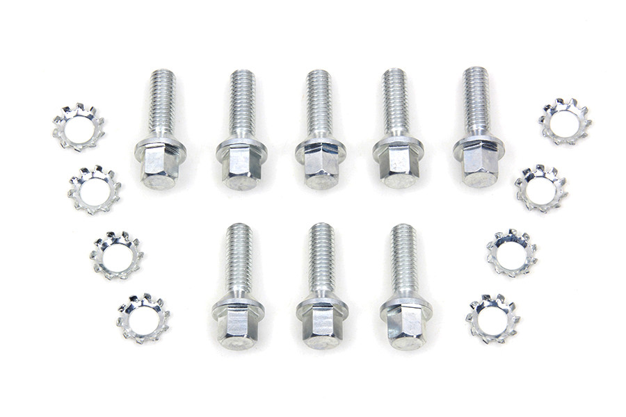V-Twin - Nickel Tappet Block Hex Screw