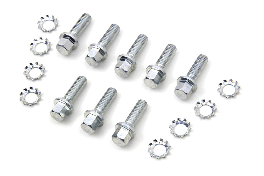 V-Twin - Nickel Tappet Block Hex Screw