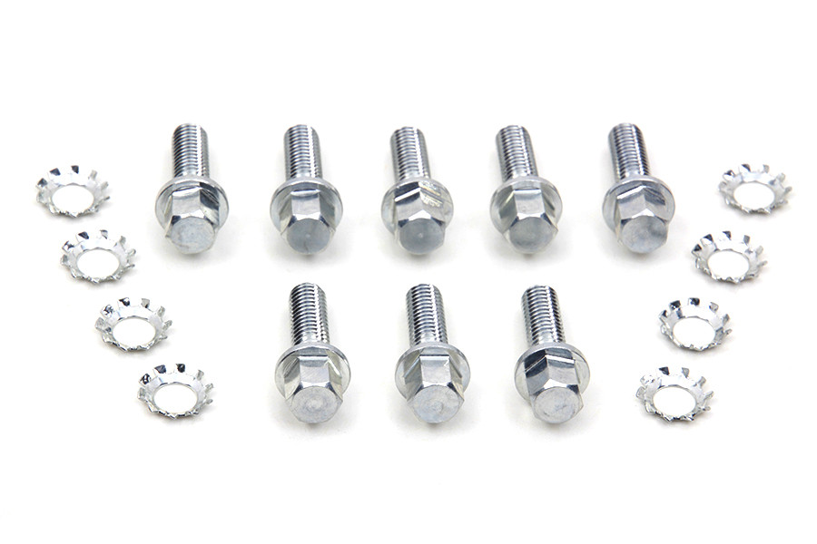 V-Twin - Nickel Tappet Block Hex Screw