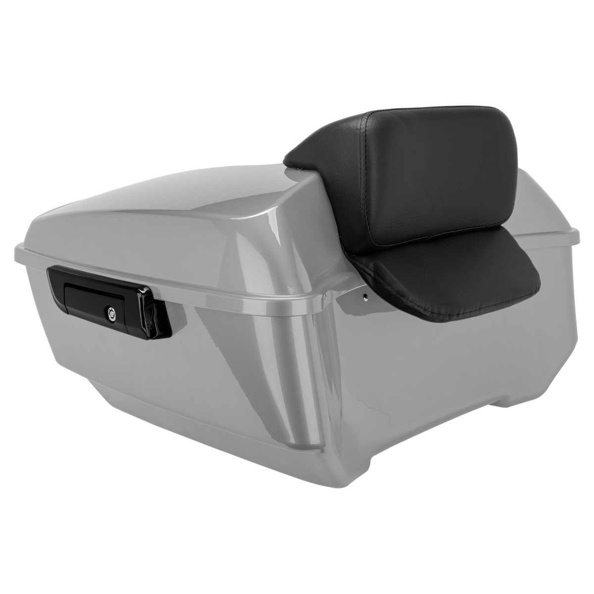 Hogworks King Tour Pack w/ Slim Backrest & Black Hardware for Harley® Touring '97-'25