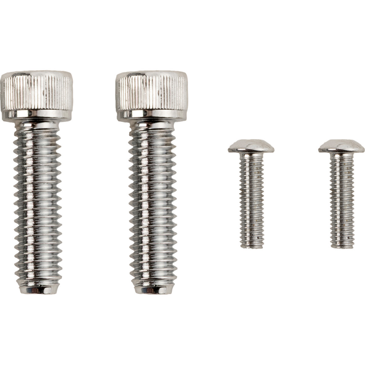 Drag Specialties - Bolt Kit - Rear Brake Control - Knurled/Socket-Head - Chrome - M8
