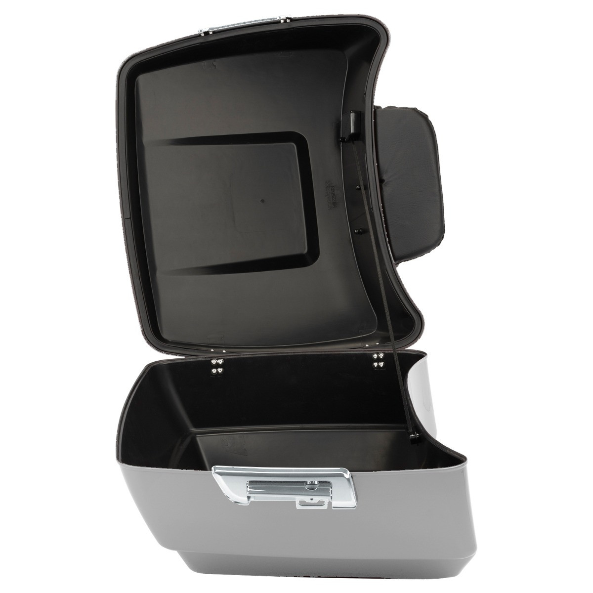 Hogworks King Tour Pack w/ Slim Backrest & Chrome Hardware for Harley® Touring '97-'25