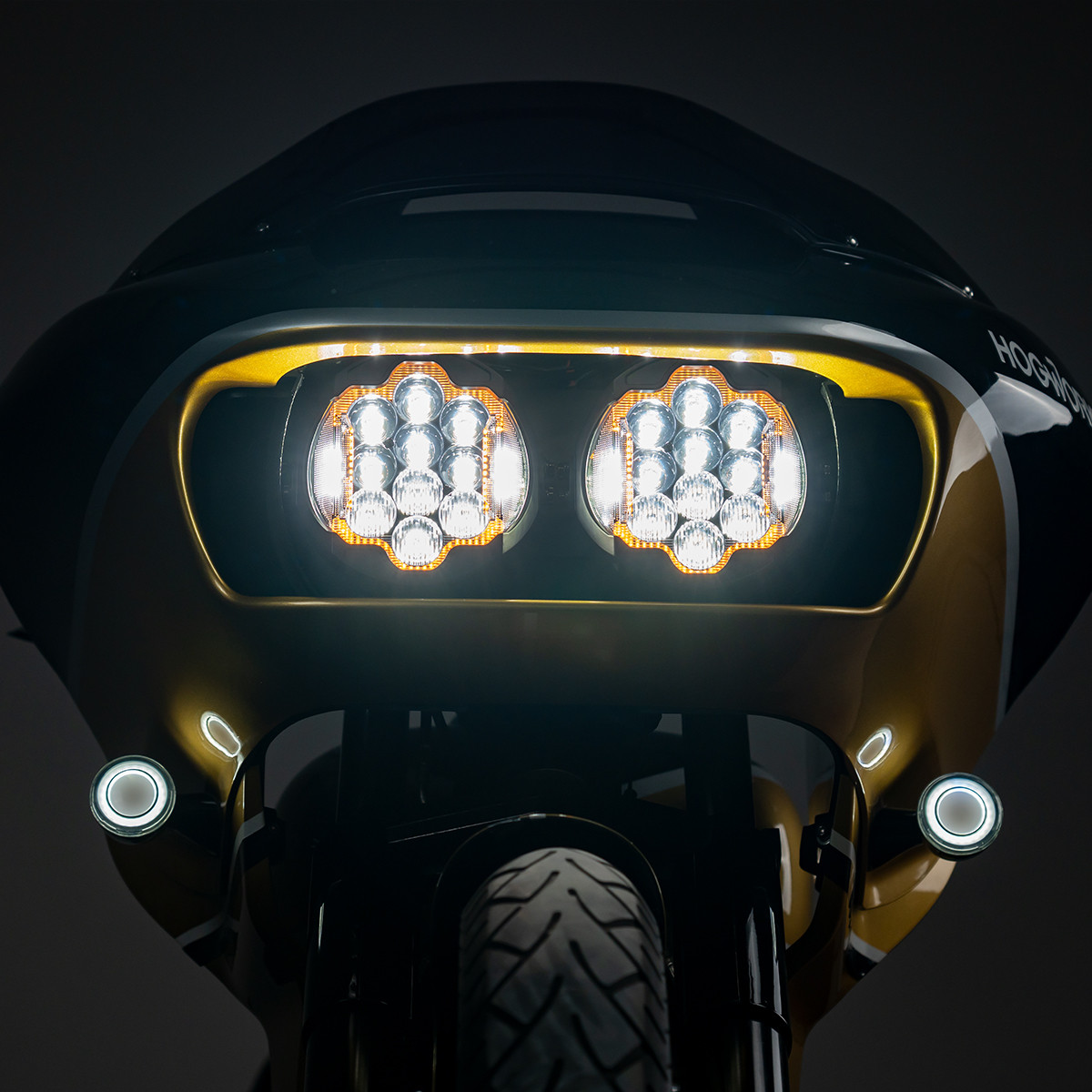 Hogworks Tooth Performance Led Headlight for Harley® Road Glide '15-'25