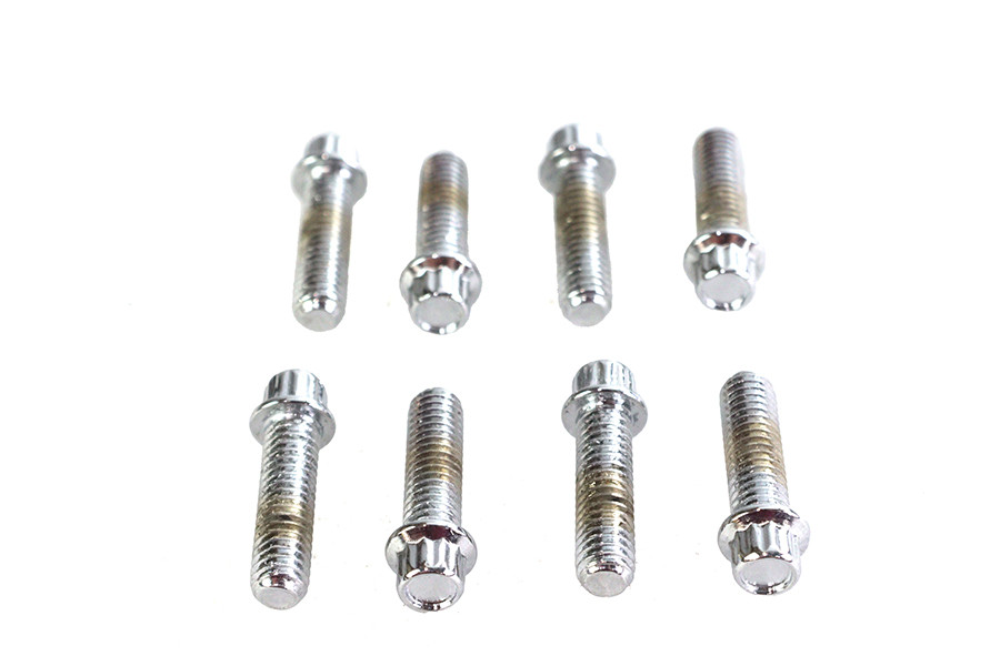 Colony - Tappet Block Screw Kit 1/4 inch X 24 Thread Chrome