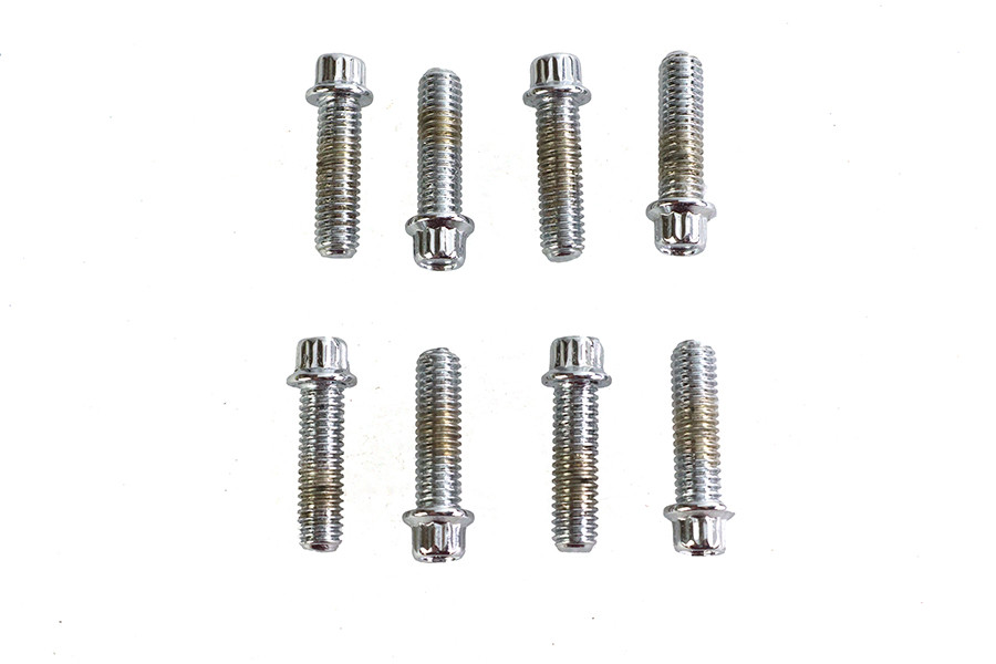 Colony - Tappet Block Screw Kit 1/4 inch X 24 Thread Chrome