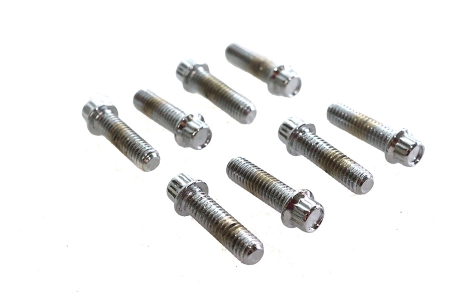 Colony - Tappet Block Screw Kit 1/4 inch X 24 Thread Chrome