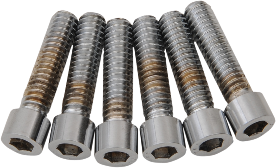 Transmission Top Smooth Bolt Kit - Chrome - M8