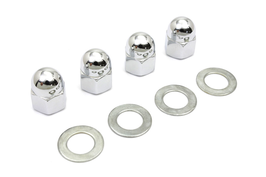 Colony - Rocker Arm Shaft Chrome Acorn Nut and Washer