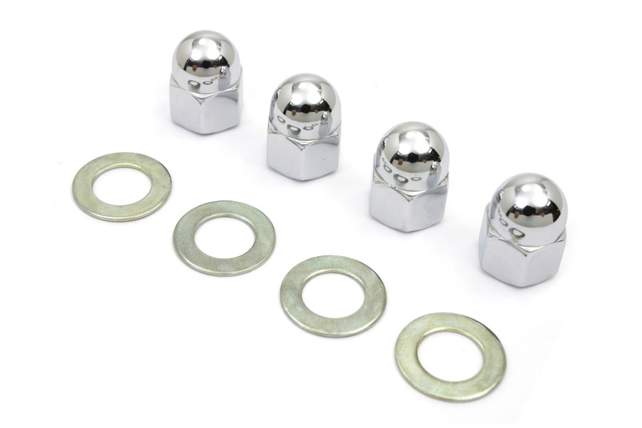 Colony - Rocker Arm Shaft Chrome Acorn Nut and Washer