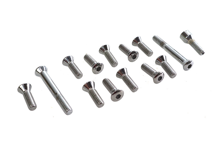 Colony - Transmission Top Cover Screw Kit Chrome