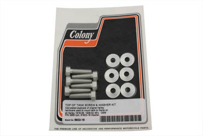 Colony - Top of Gas Tank Screw Kit Cadmium
