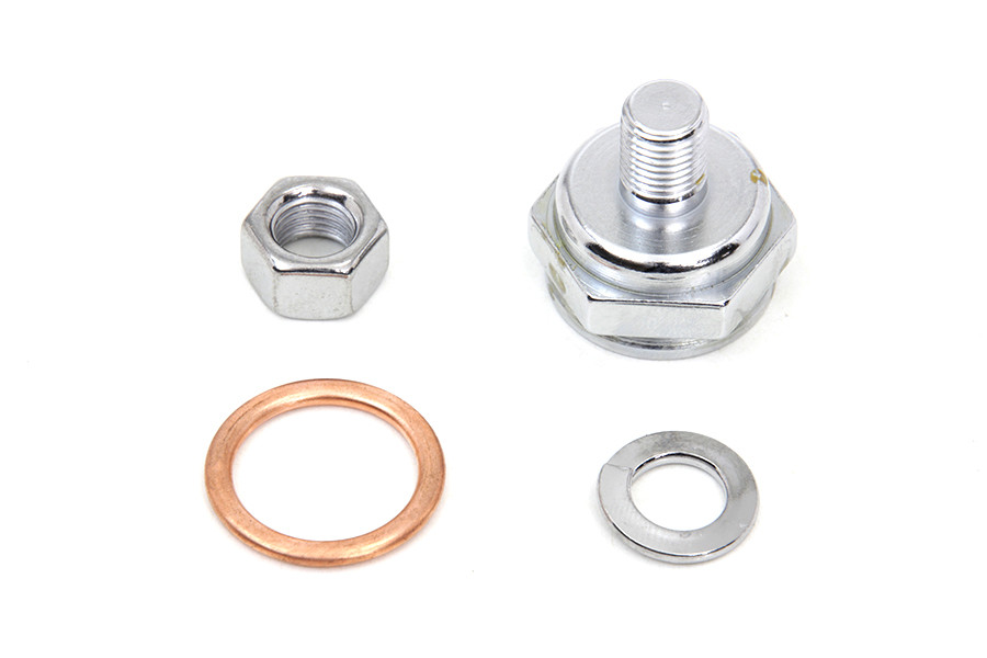 Colony - Linkert Carburetor Bowl Chrome Lock Nut