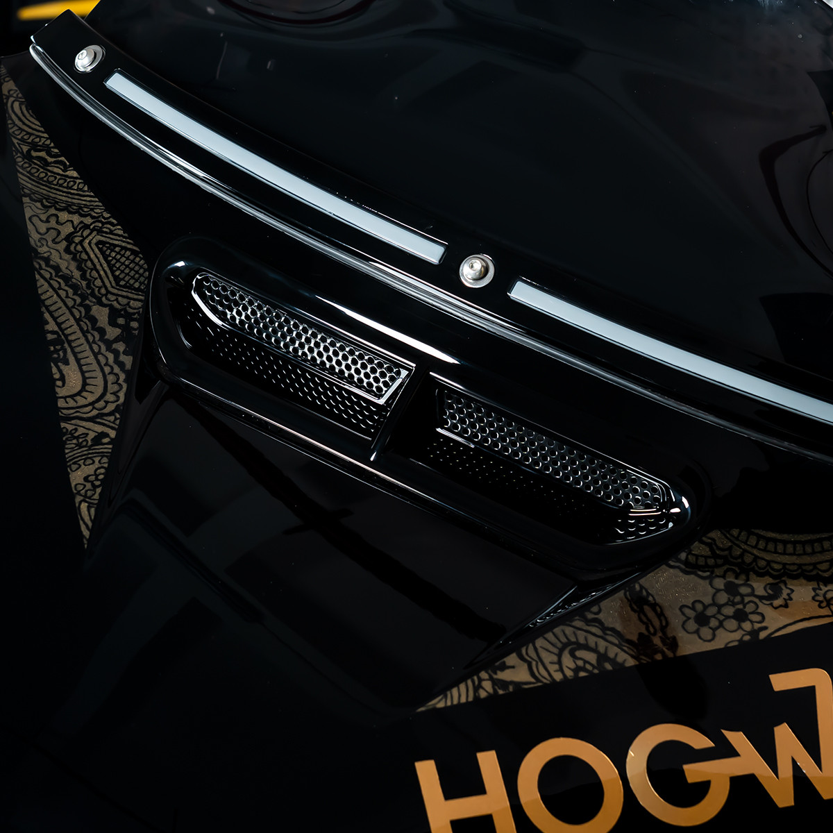 Hogworks Outer Fairing Vent Mesh Accent Trim for Harley® Touring '14-'25