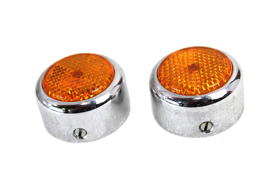 Colony - Swingarm Pivot Bolt Cover with Amber Reflectors