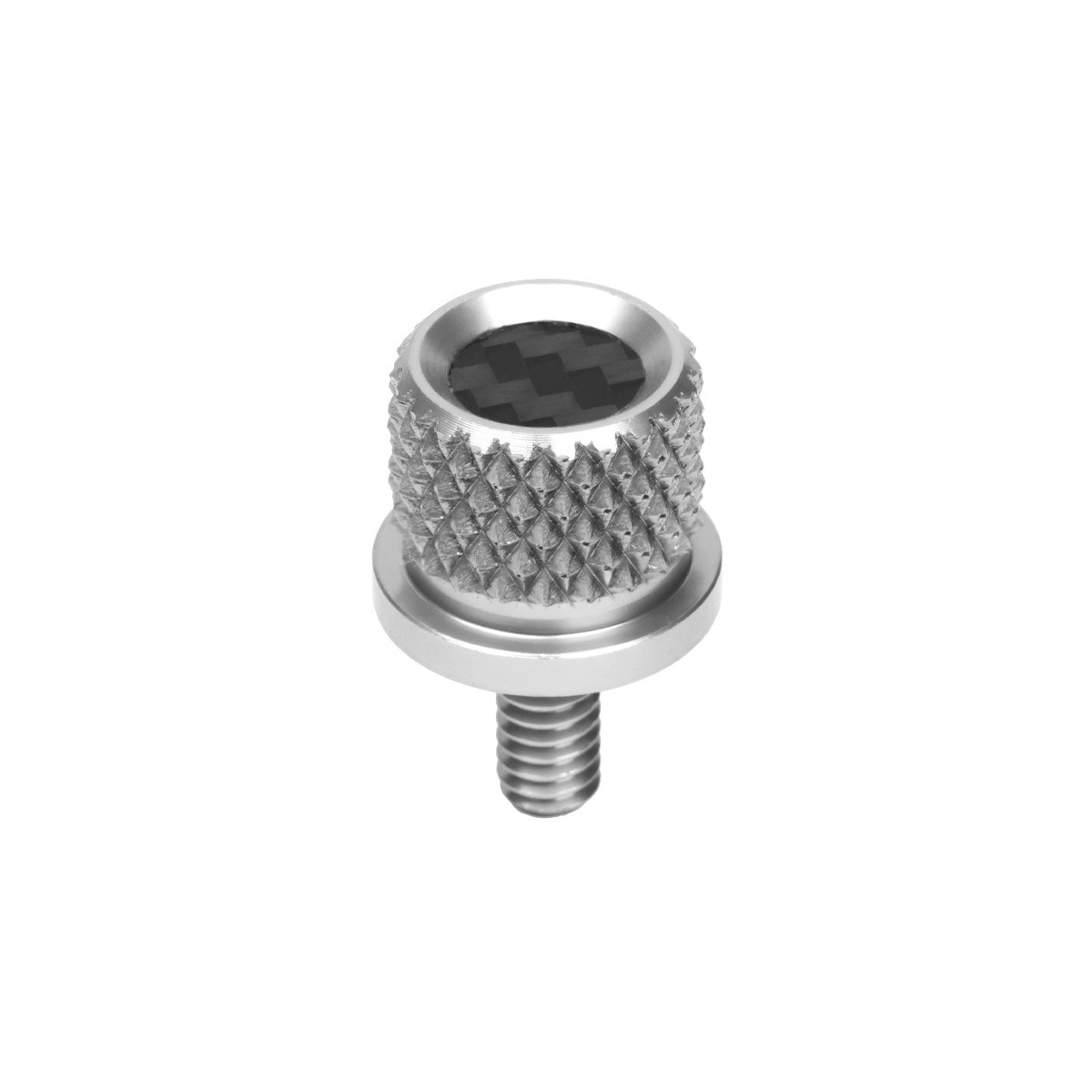 Hogworks Carbon Fiber 1/4" Knurled Seat Bolt / Screw Kit for Harley-davidson®