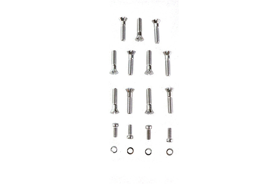 Colony - Cam Cover Screw Kit Chrome