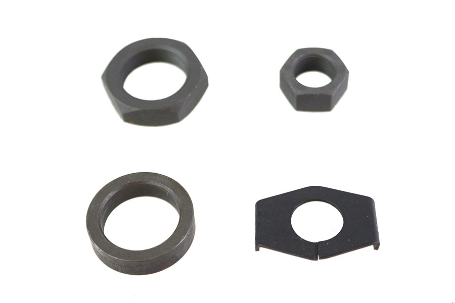 Colony - Parkerized Rear Axle Nut and Lock Kit