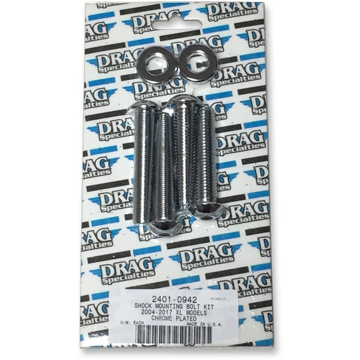 Drag Specialties - Shock Mount Kit - Chrome