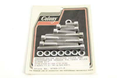 Colony - Transmission Shifter Cover Screw Kit Polished