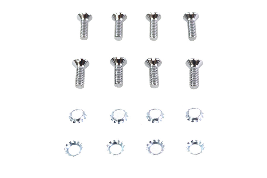 Colony - Tappet Block Screw Kit Chrome