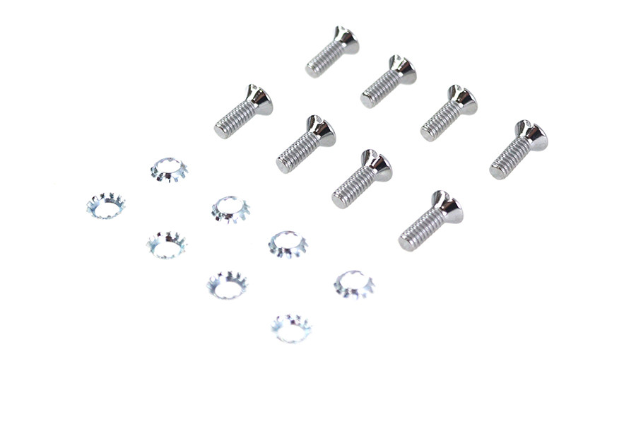 Colony - Tappet Block Screw Kit Chrome