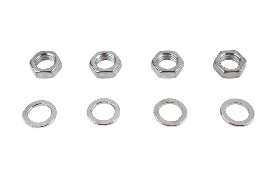 Colony - Rocker Arm Shaft Chrome End Nut Kit